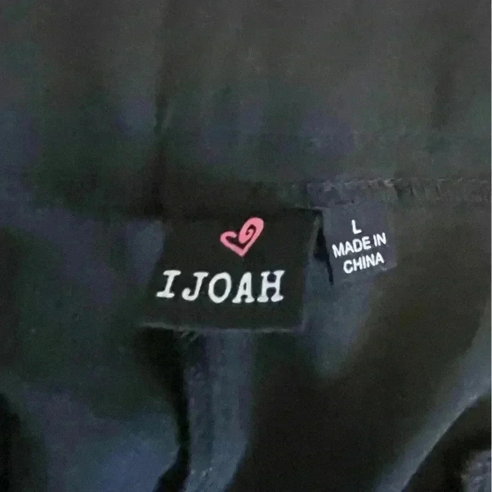 73. Ladies Black Polyester Pant size L - Picture 3 of 5